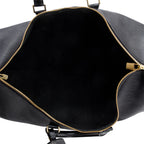 Vintage Black Epi Leather Keepall 55