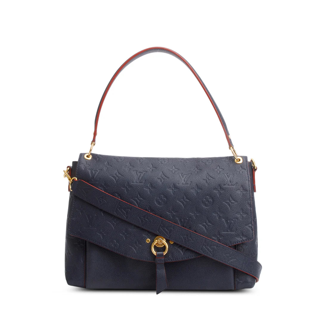 Navy Empreinte Blanche MM w/ Strap