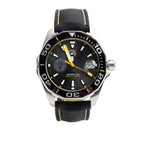 Stainless Steel Aquaracer Jeremy Lin Special Edition 41 MM Automatic Watch Grey Dial WAY211F w/ Box &amp; Papers