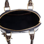 Blue Vernis Leather Miroir Alma BB w/ Strap