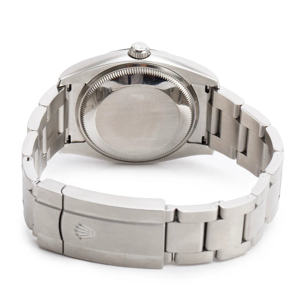 Stainless Steel Oyster Perpetual Air King 34 MM Automatic Watch Silver Dial 114200
