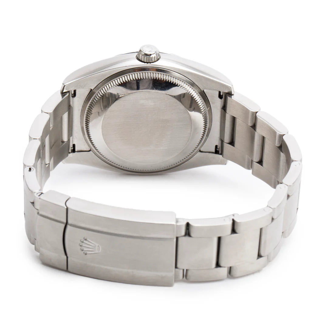Stainless Steel Oyster Perpetual Air King 34 MM Automatic Watch Silver Dial 114200