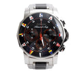 Stainless Steel &amp; Black PVD Admiral's Cup Regatta 44 MM Automatic Chronograph Watch w/ Box &amp; Papers