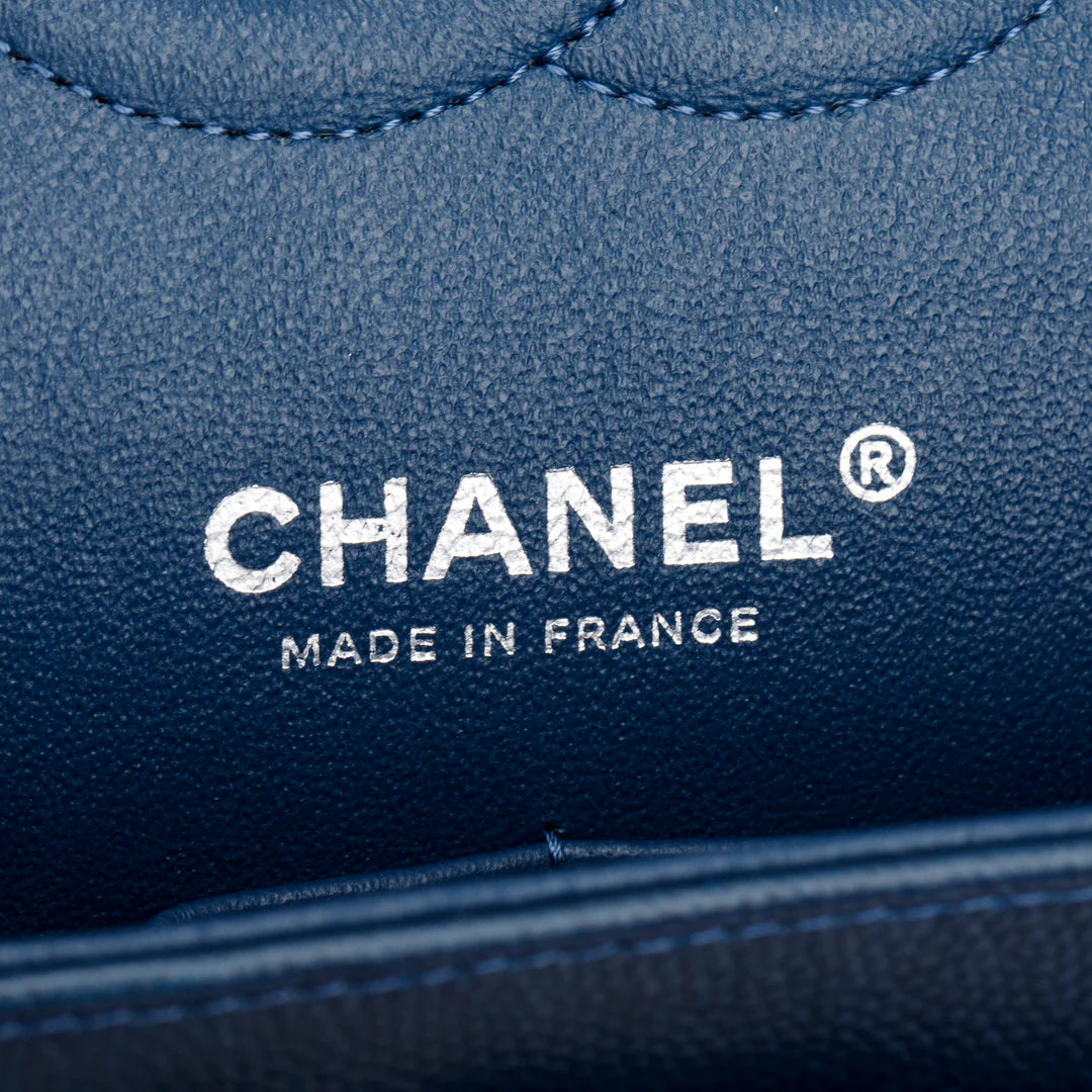 Blue Caviar Classic Medium Double Flap Bag w/ Box &amp; Authenticity Card