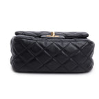 2020 Black Lambskin Romance Mini Square Flap Bag w/ Box &amp; Receipt