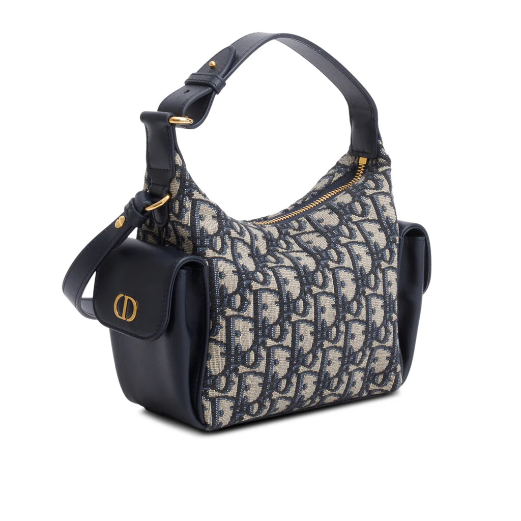 2025 Blue Oblique Mini D-Dream Bag w/ Strap