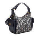 2025 Blue Oblique Mini D-Dream Bag w/ Strap