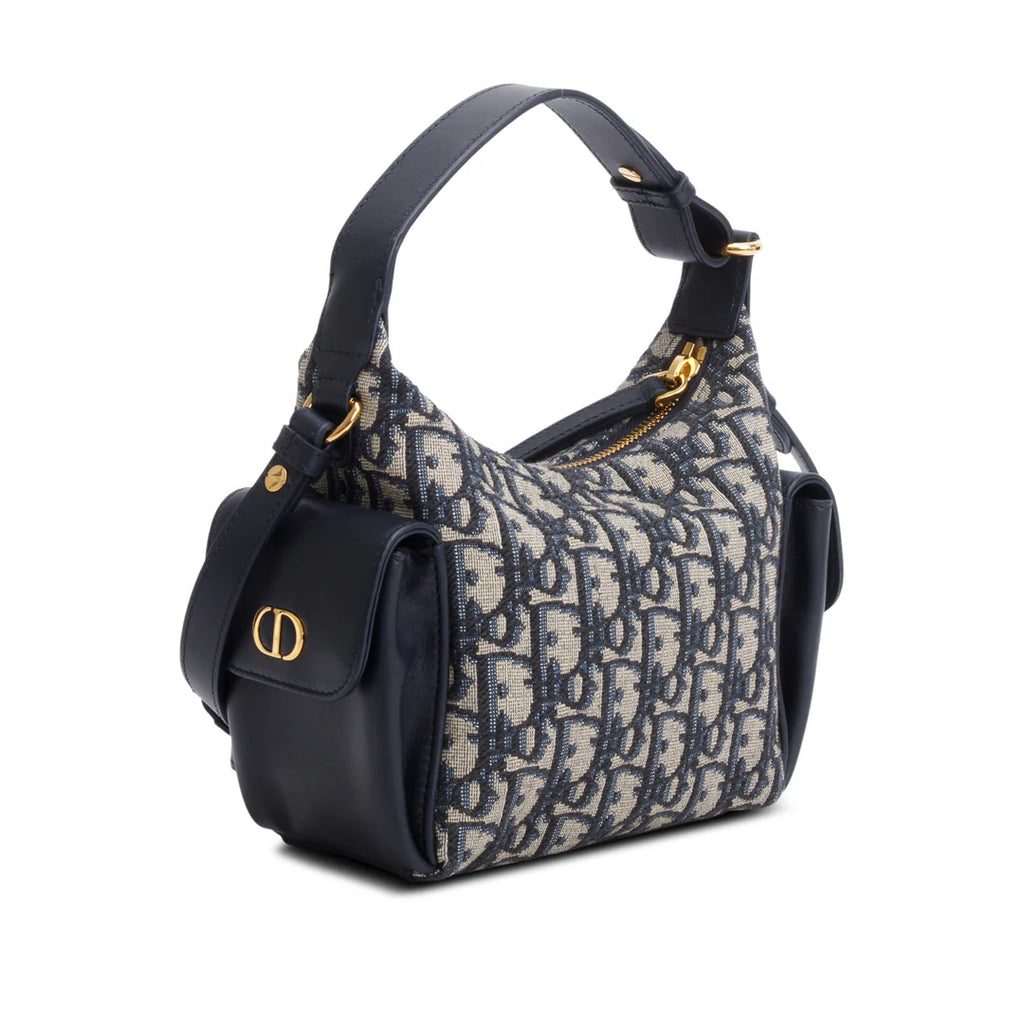 2025 Blue Oblique Mini D-Dream Bag w/ Strap