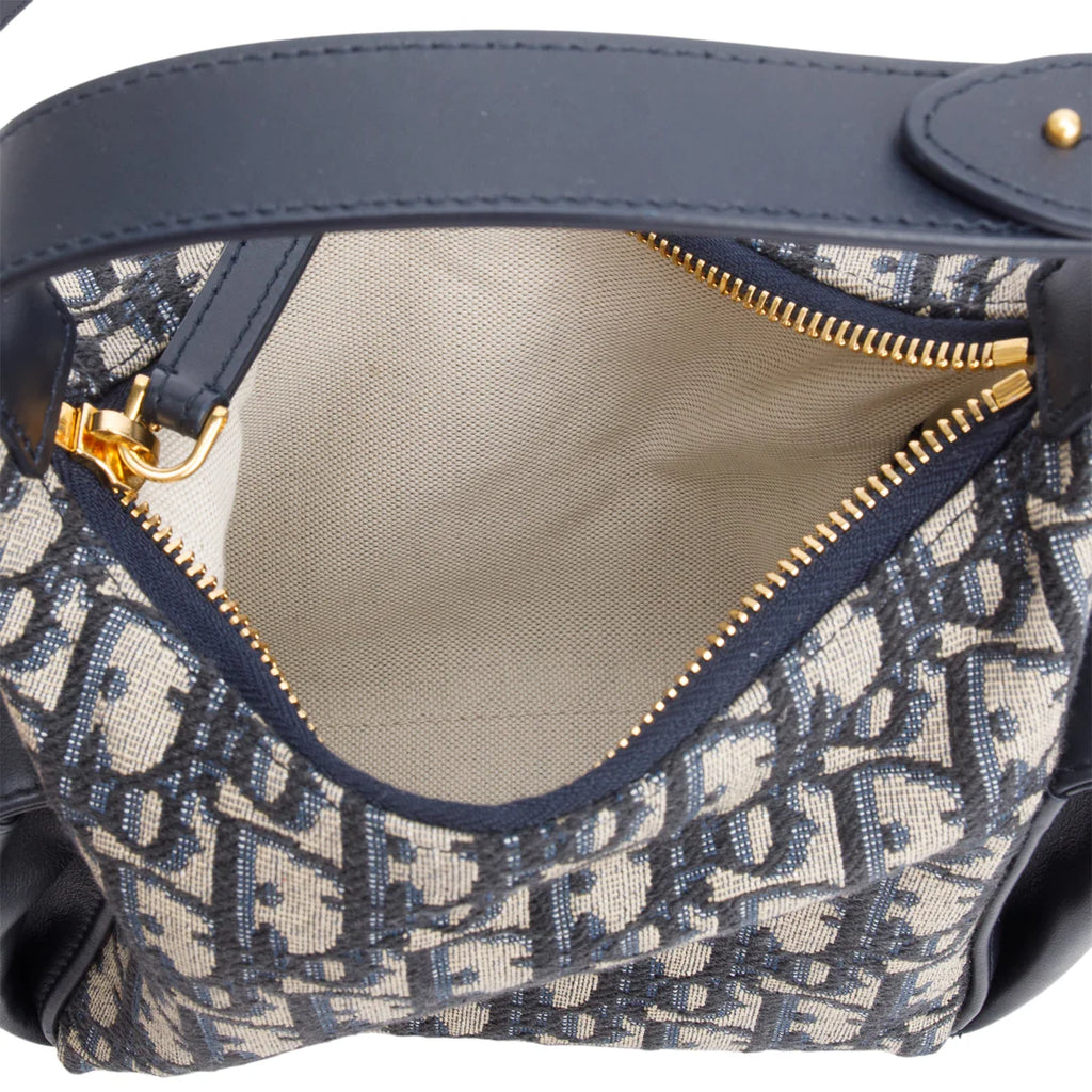 2025 Blue Oblique Mini D-Dream Bag w/ Strap