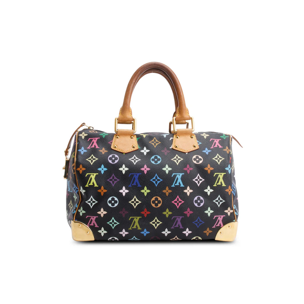 Black Monogram Multicolore Speedy 30 Coeur Cult Core
