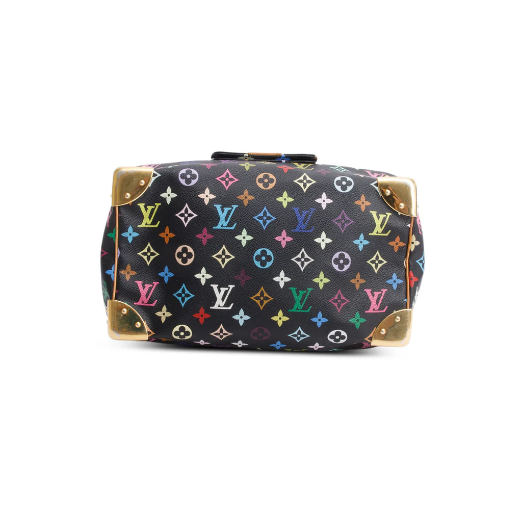 Black Monogram Multicolore Speedy 30 Coeur Cult Core