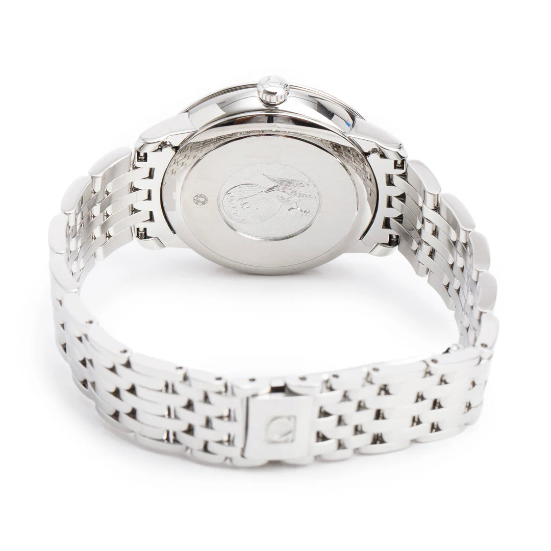 2025 Stainless Steel De Ville Prestige 32.7 MM Automatic Watch Mother of Pearl Diamond Dial w/ Box &amp; Papers