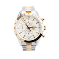 Stainless Steel &amp; 18k Yellow Gold Carrera Calibre 16 41 MM Automatic Chronograph Watch Silver Dial CV2050-3