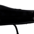 2022 Black Ultra Matte Calfskin Saddle Chain Wallet Pouch w/ Box