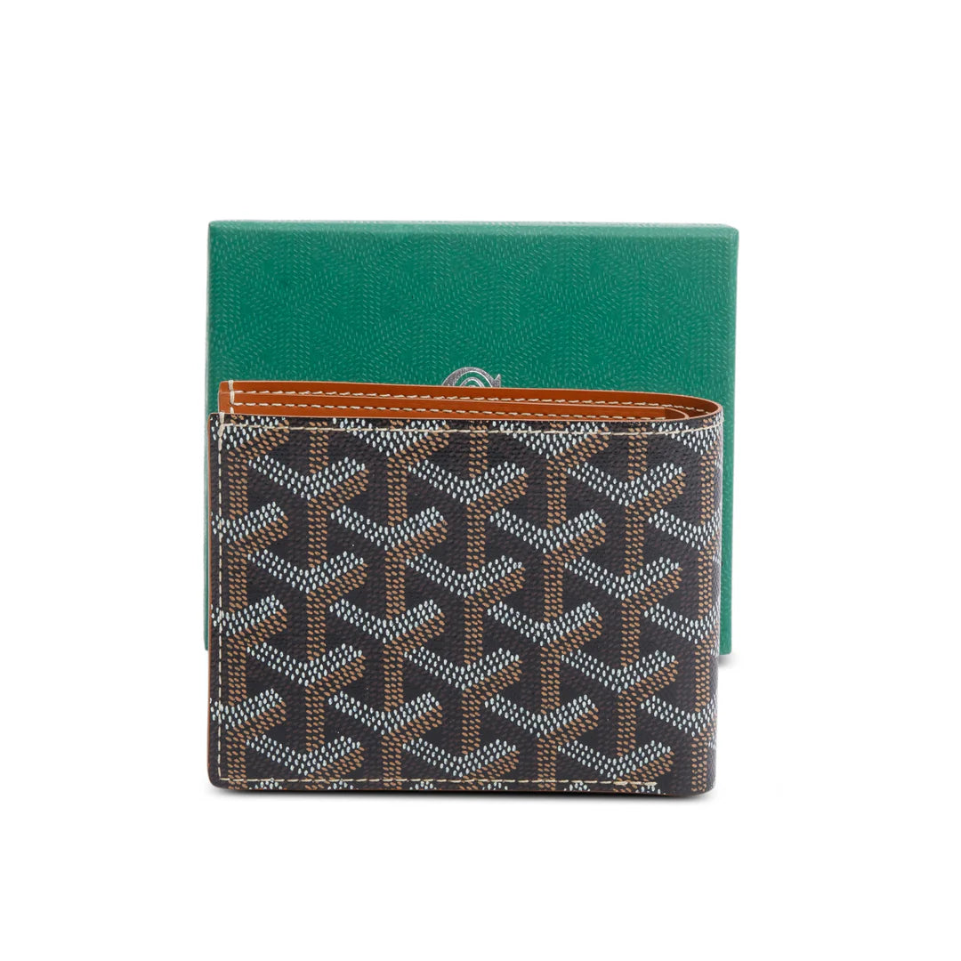 Brown ine Victorie Bifold Wallet w/ Box &amp; Receipt