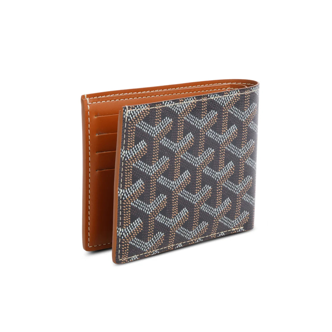 Brown ine Victorie Bifold Wallet w/ Box &amp; Receipt