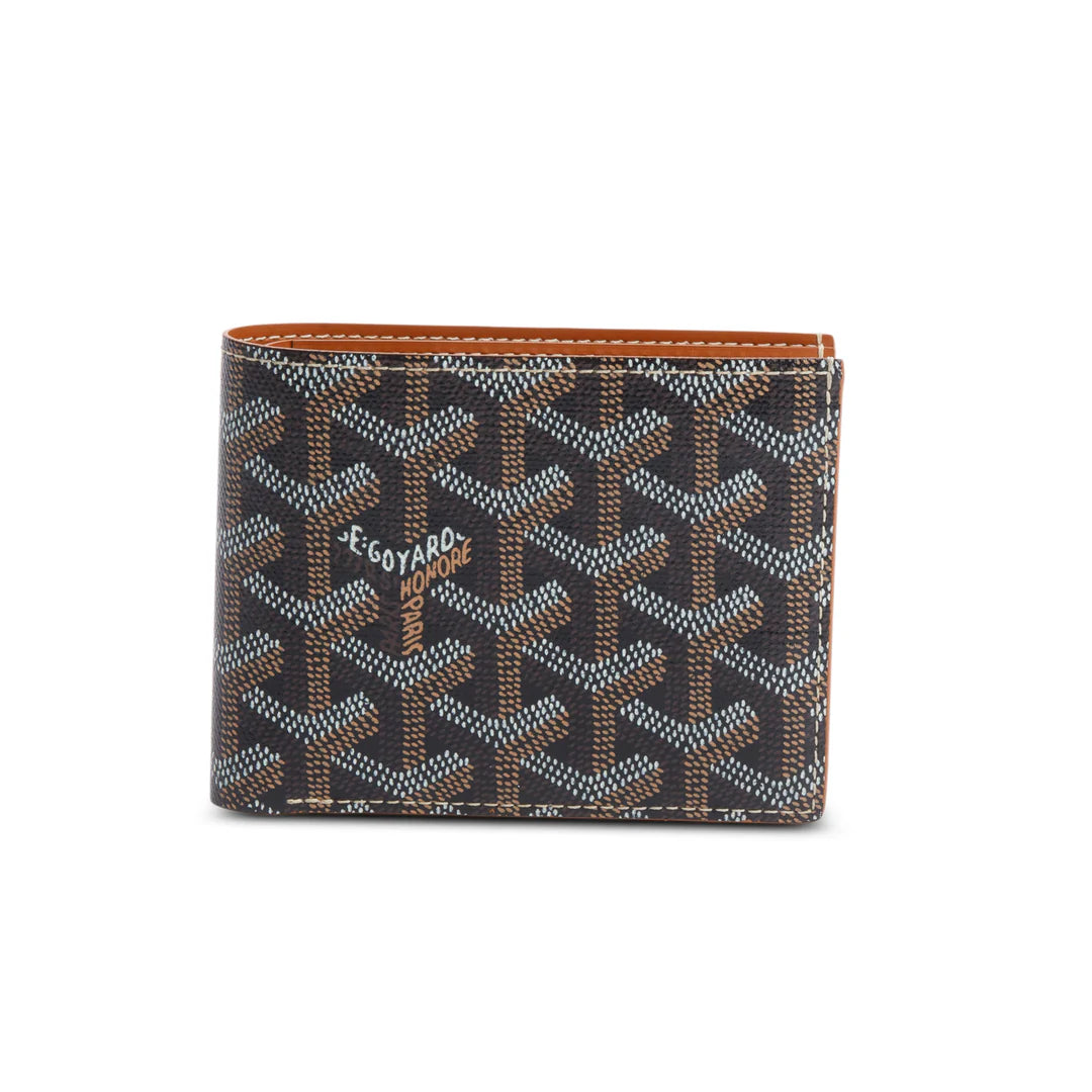 Brown ine Victorie Bifold Wallet w/ Box &amp; Receipt