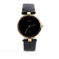 Vintage 18k Gold Vermeil Sterling Silver Argent Must De Vendome 30 MM Quartz Watch