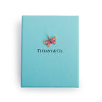 18k Rose Gold Diamond Enamel Butterfly Charm Pendant w/ Box