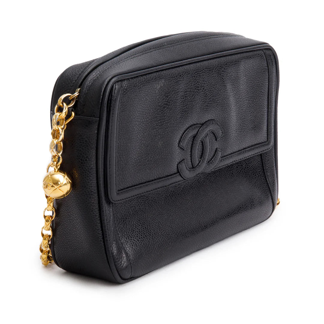 Vintage Black Caviar Bijoux Camera Bag