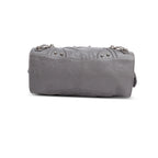 Grey Agneau Leather Neo Cagole XS City Bag w/ Strap