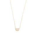 2023 Elsa Peretti 18k Yellow Gold Diamond 12 MM Bean Pendant Necklace w/ Box &amp; Receipt
