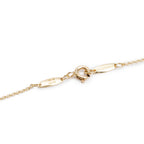 2023 Elsa Peretti 18k Yellow Gold Diamond 12 MM Bean Pendant Necklace w/ Box &amp; Receipt