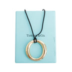 Elsa Peretti 18k Yellow Gold Sevillana Pendant Necklace, Large Model w/ Box