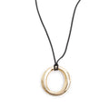 Elsa Peretti 18k Yellow Gold Sevillana Pendant Necklace, Large Model w/ Box