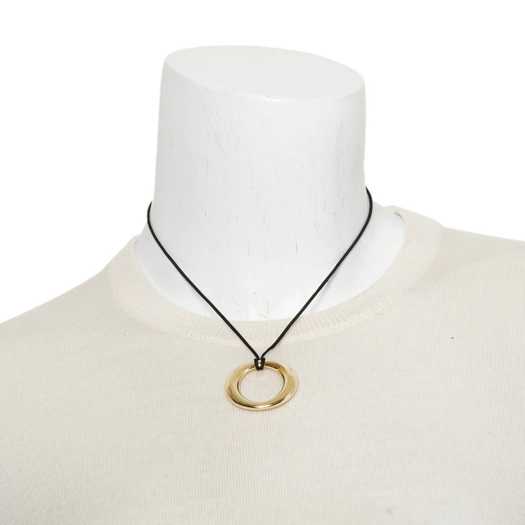 Elsa Peretti 18k Yellow Gold Sevillana Pendant Necklace, Large Model w/ Box