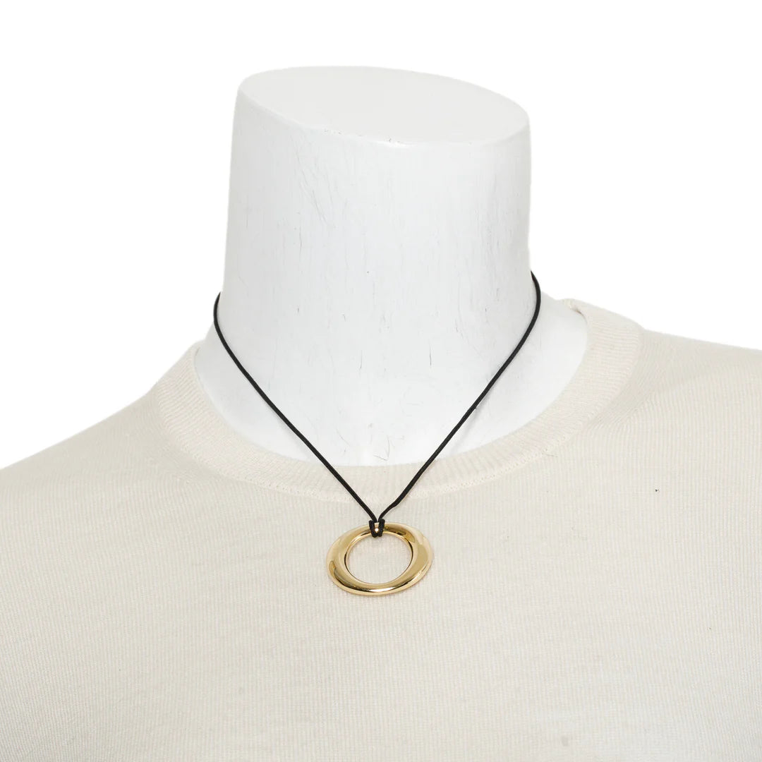 Elsa Peretti 18k Yellow Gold Sevillana Pendant Necklace, Large Model w/ Box