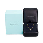 Vintage Elsa Peretti 18k Yellow Gold 0.23 ct. Diamonds by the Yard Pendant Necklace w/ Box