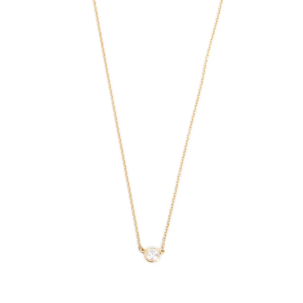 Vintage Elsa Peretti 18k Yellow Gold 0.23 ct. Diamonds by the Yard Pendant Necklace w/ Box