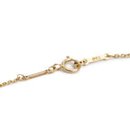 Vintage Elsa Peretti 18k Yellow Gold 0.23 ct. Diamonds by the Yard Pendant Necklace w/ Box