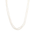 Sterling Silver Ziegfeld 7-8 MM Long Pearl Necklace, 84" w/ Case