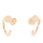 18k Yellow Gold Juste un Clou Hoop Earrings, Small Model