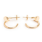 18k Yellow Gold Juste un Clou Hoop Earrings, Small Model