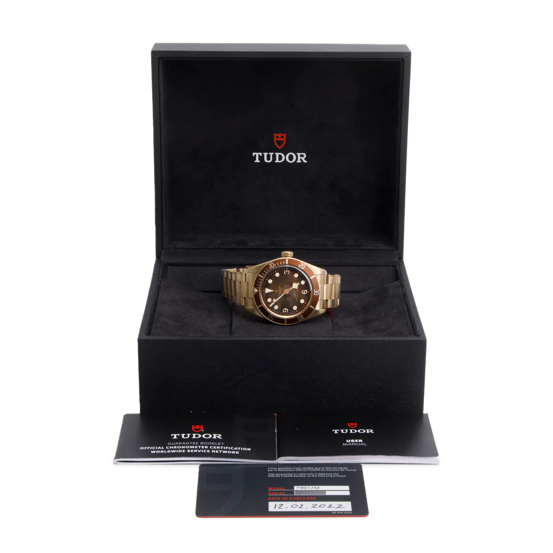 2022 Bronze Black Bay 58 39 MM Automatic Watch Brown Dial 79012M w/ Box, Papers &amp; Extra Straps