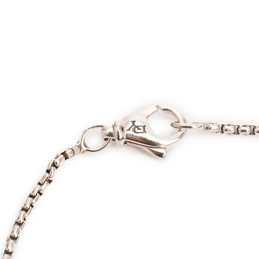 Sterling Silver Onyx Infinity Pendant Necklace