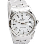 Stainless Steel Oyster Perpetual Date 34 MM Watch White Dial 15200 w/ Box