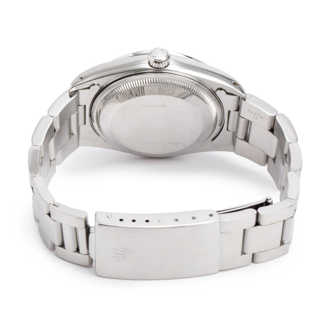 Stainless Steel Oyster Perpetual Date 34 MM Watch White Dial 15200 w/ Box
