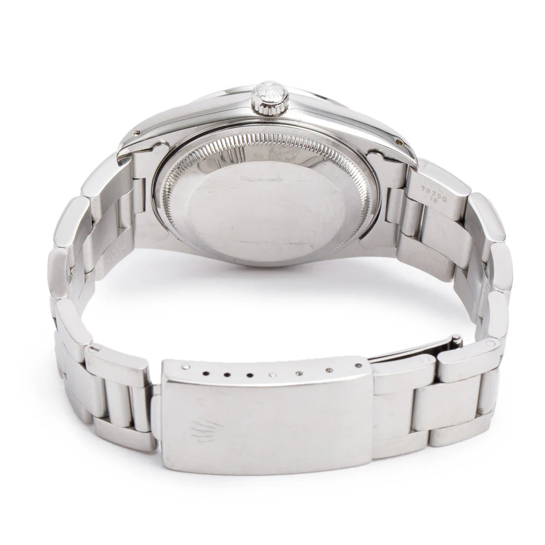 Stainless Steel Oyster Perpetual Date 34 MM Watch White Dial 15200 w/ Box