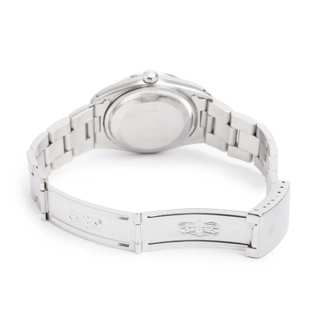 Stainless Steel Oyster Perpetual Date 34 MM Watch White Dial 15200 w/ Box