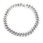Sterling Silver 8 MM Curb Chain Link Bracelet