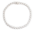 18k White Gold 6.00 tcw. Diamond Link Bracelet