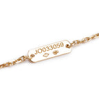2024 18k Yellow Gold Vintage Alhambra Mother of Pearl Pendant Necklace w/ Box &amp; Certificate