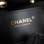 2025 Black Caviar Leather 25 Small Bucket Bag w/ Box &amp; Receipt