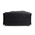 2025 Black Caviar Leather 25 Small Bucket Bag w/ Box