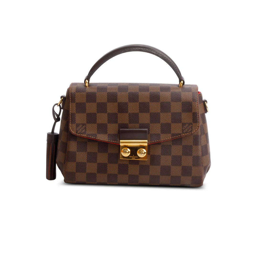 Damier Ebene Croisette w/ Box, Strap &amp; Receipt
