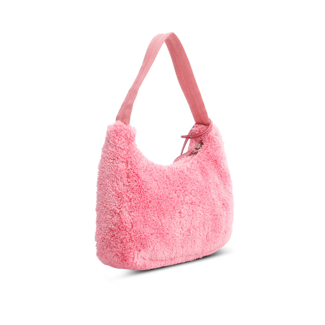 2024 Pink Terry Cloth Mini Re-Edition 2000 Bag w/ Box & Authenticity Card